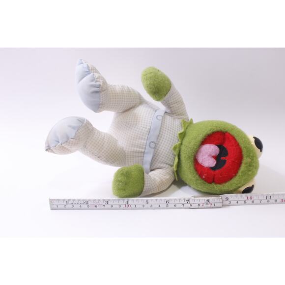 Pampers Baby Kermit Plush, Kermit the Frog, The Muppets, STAINS ~ 250910-WH 1353 - Picture 4 of 5